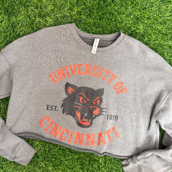 University of Cincinnati Cropped Crewneck Sweatshirt - Picture 1 of 2